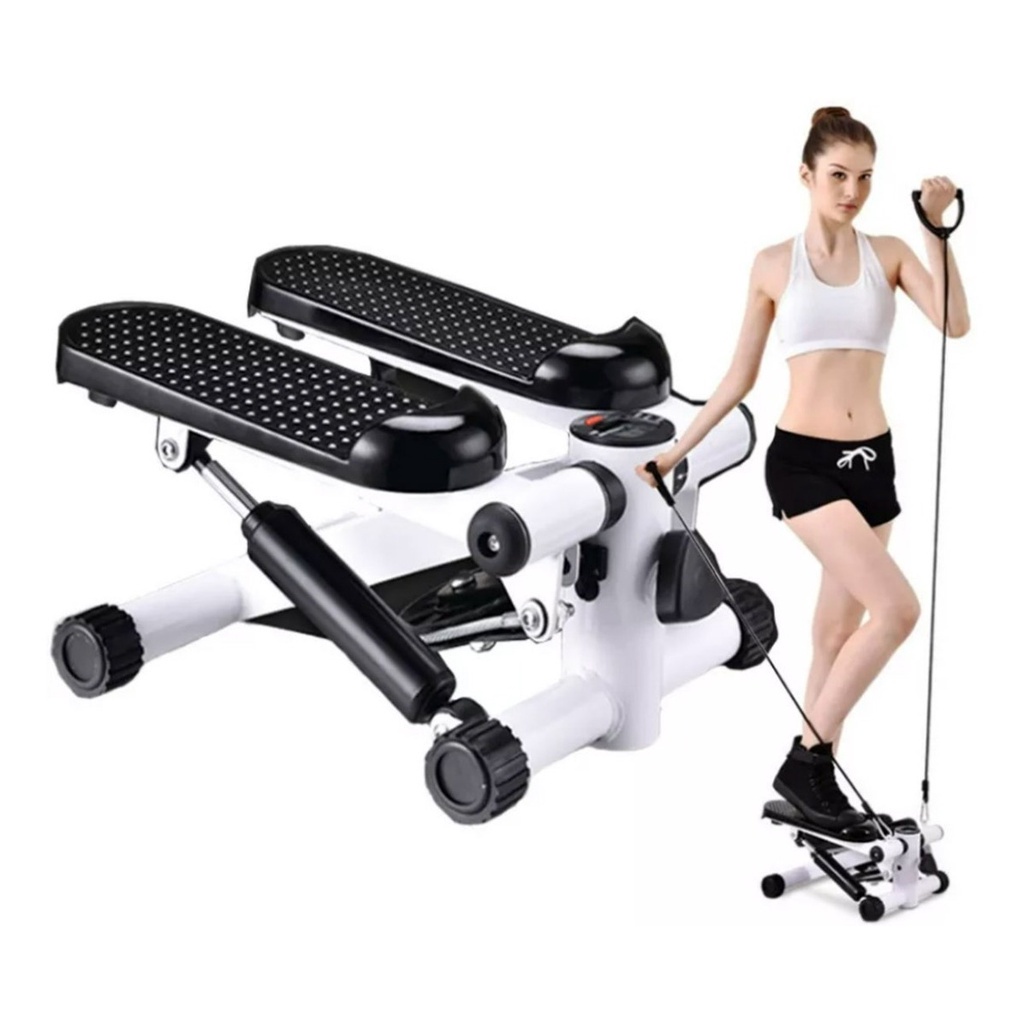 Mini Stepper BOWEICORE Per Casa - Con Display LCD E Fasce Di Resistenza, Supporta Fino A 150 Kg