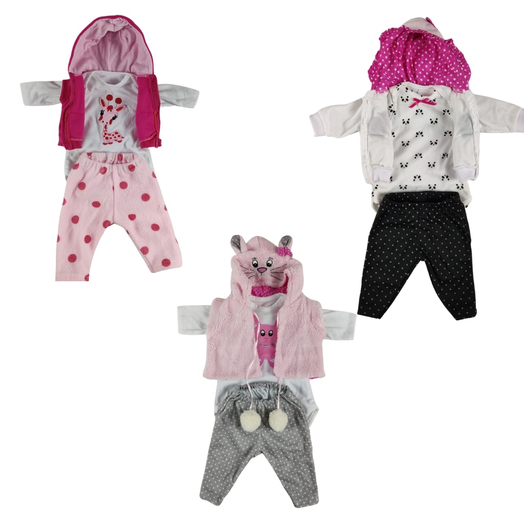 Roupinha Roupa de Boneca Bebê Reborn Varios Modelos | Shopee Brasil