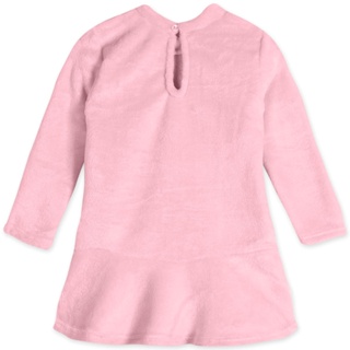 Vestido Primeiros Passos Menina Peluciado Manga Longa Marisol Infantil