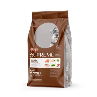 Ração Quatree Supreme Cães Sênior +7 Raças Pequenas Salmão e Frango 1kg