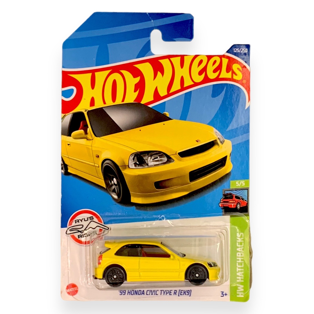 Miniatura Carro Hot Wheels '99 Honda Civic Type R [EK9] - HW Hatchbacks 5/5