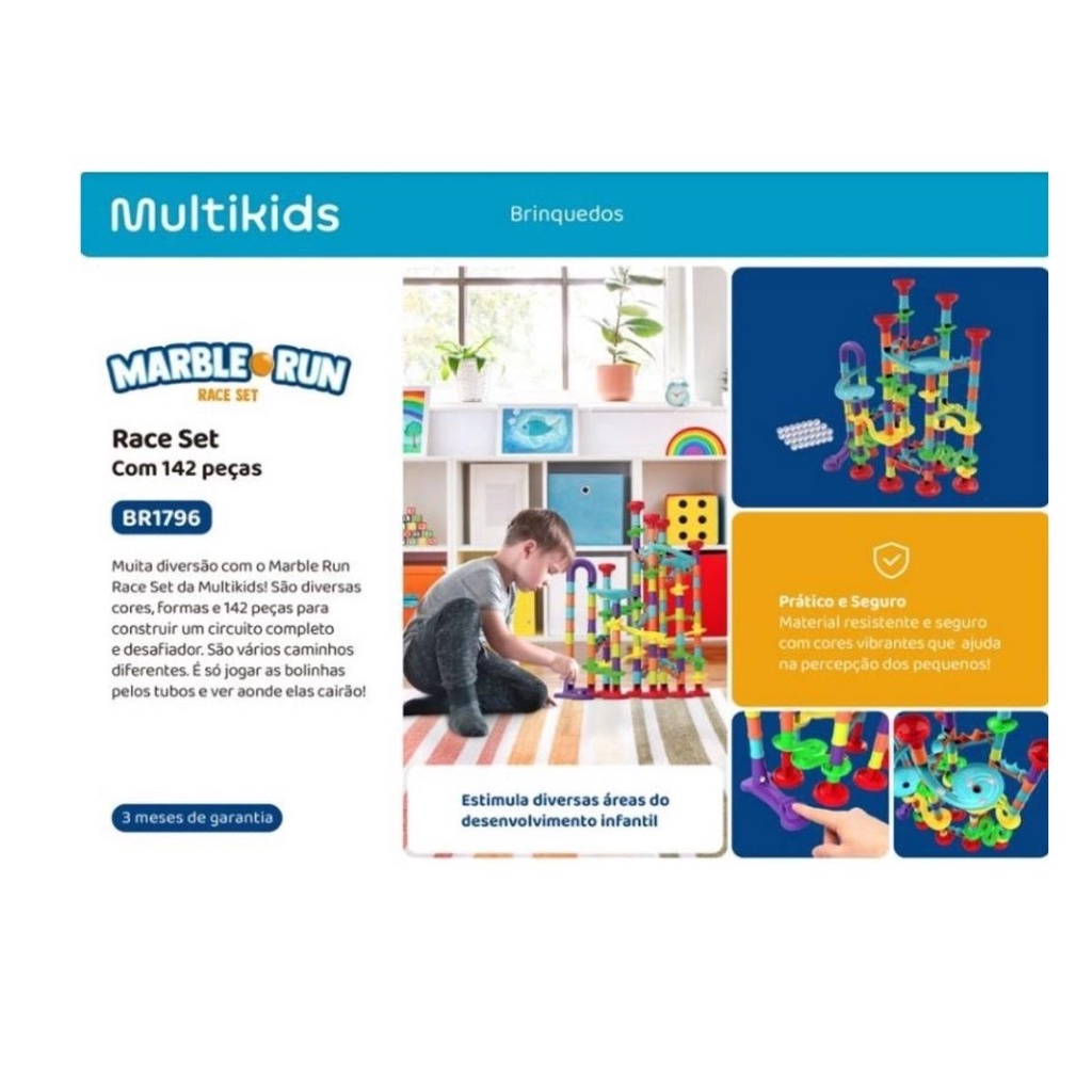 Jogo Pedagógico Circuito de Bolinhas - Multikids - Sama Presentes