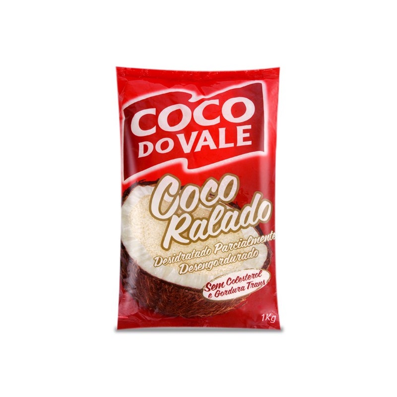 Coco Ralado Vale Desidratado e Desengordurado 1kg | Shopee Brasil