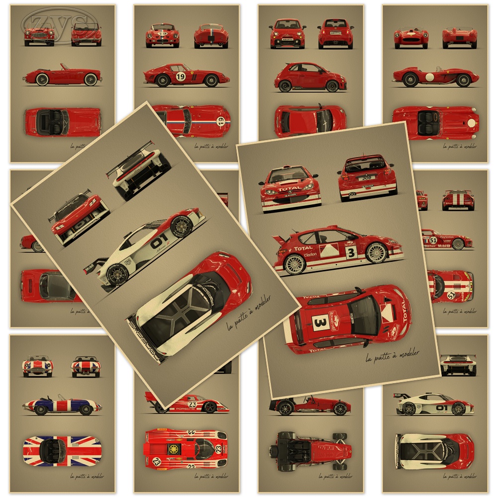 Quadro decorativo Carros Esportivos Decoração para sala casa cozinha quarto Placa decorativa carros esportivos