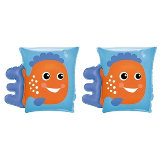 Boia De Braço Infantil Bichinhos Até 30kg Azul 001803 - Mor