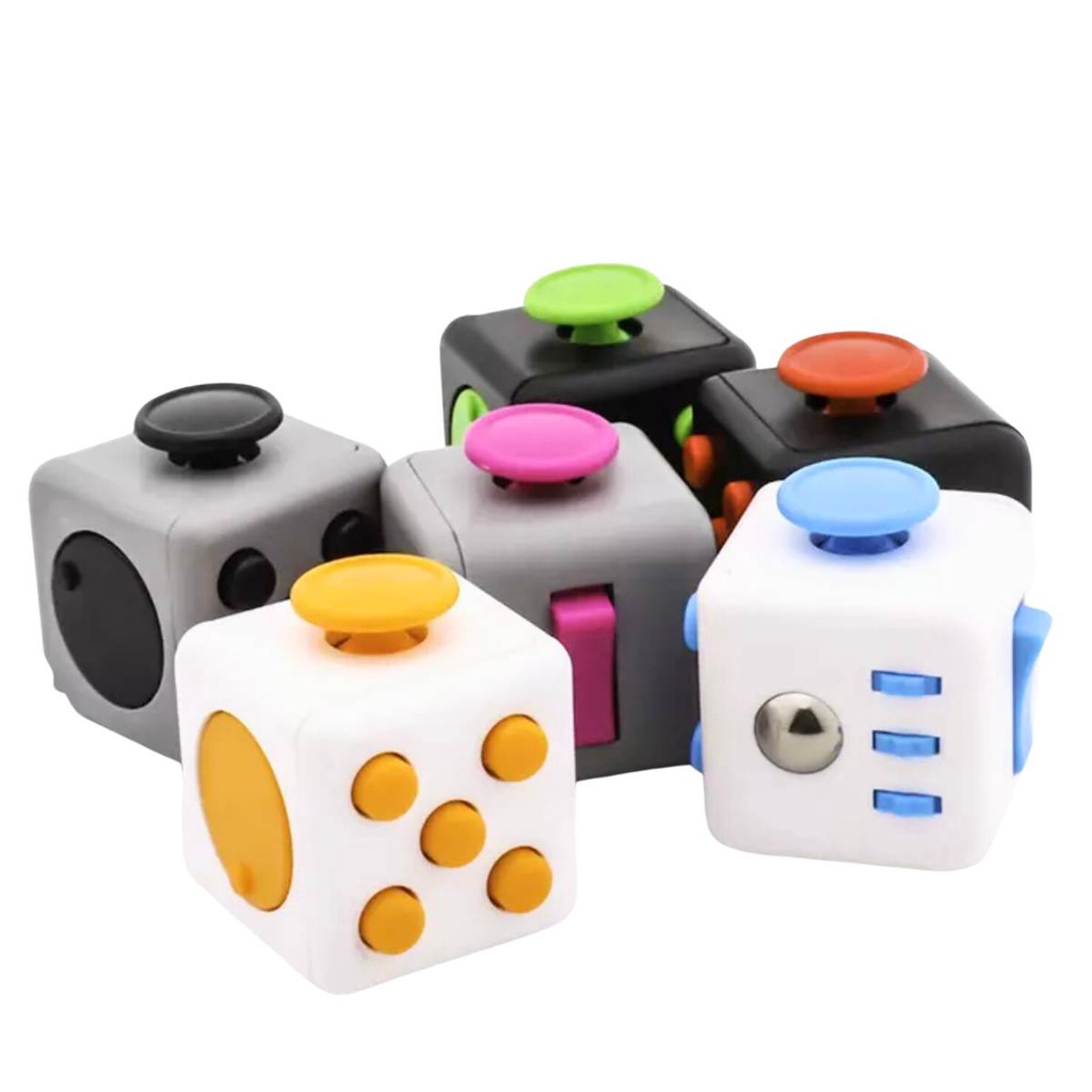 Fidget Toy Cube Cubo Mini Clicker Anti Stress Ansiedade | Shopee Brasil