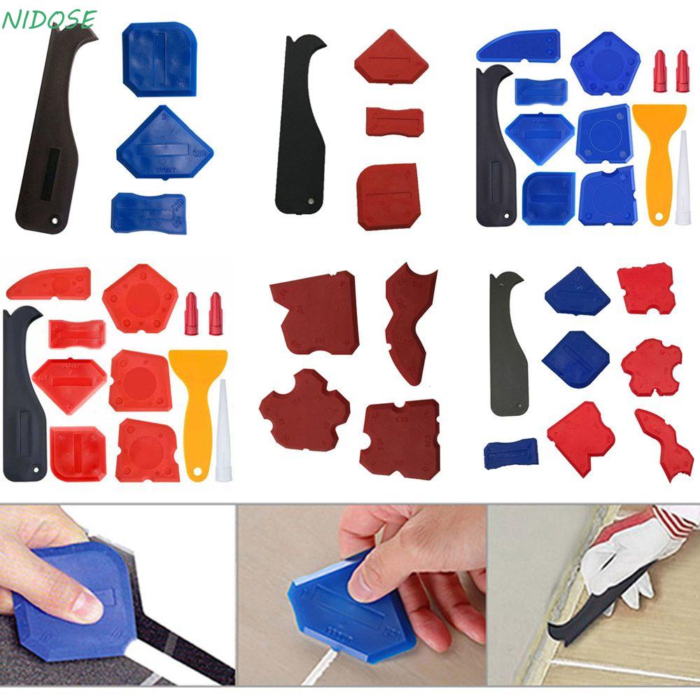 NIDOSE 4/8/12PCS Raspador Selante Kit De Multifuncional Espátula De Cola Para Ferramentas De Silicone