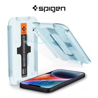 [1 Pacote] Spigen GLAS.tR EZ Fit Auto Alignment Tray 9H Película De Tela De Vidro Temperado Para iPhone 14 Plus/13 Pro Max/12 Protetor HD