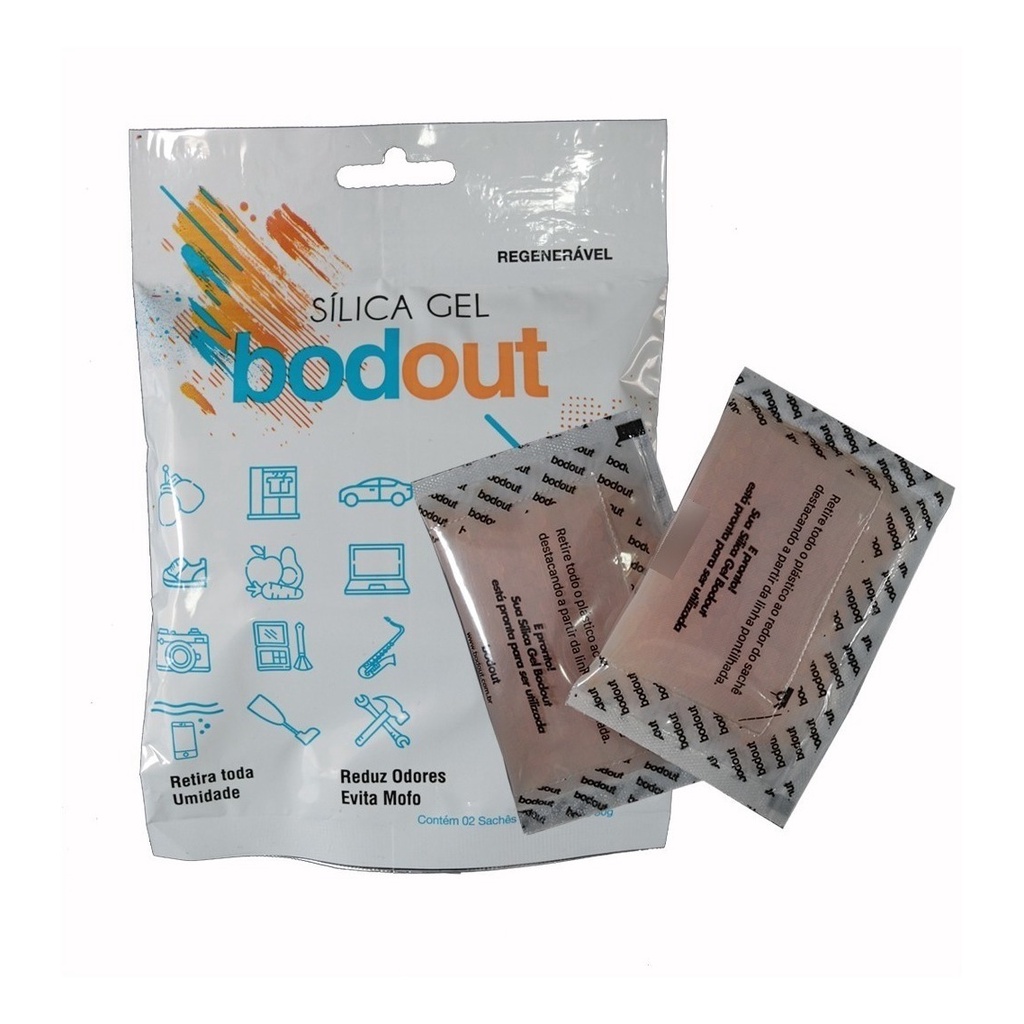 Sílica Gel Bodout Dessecante Anti Mofo Reutilizável