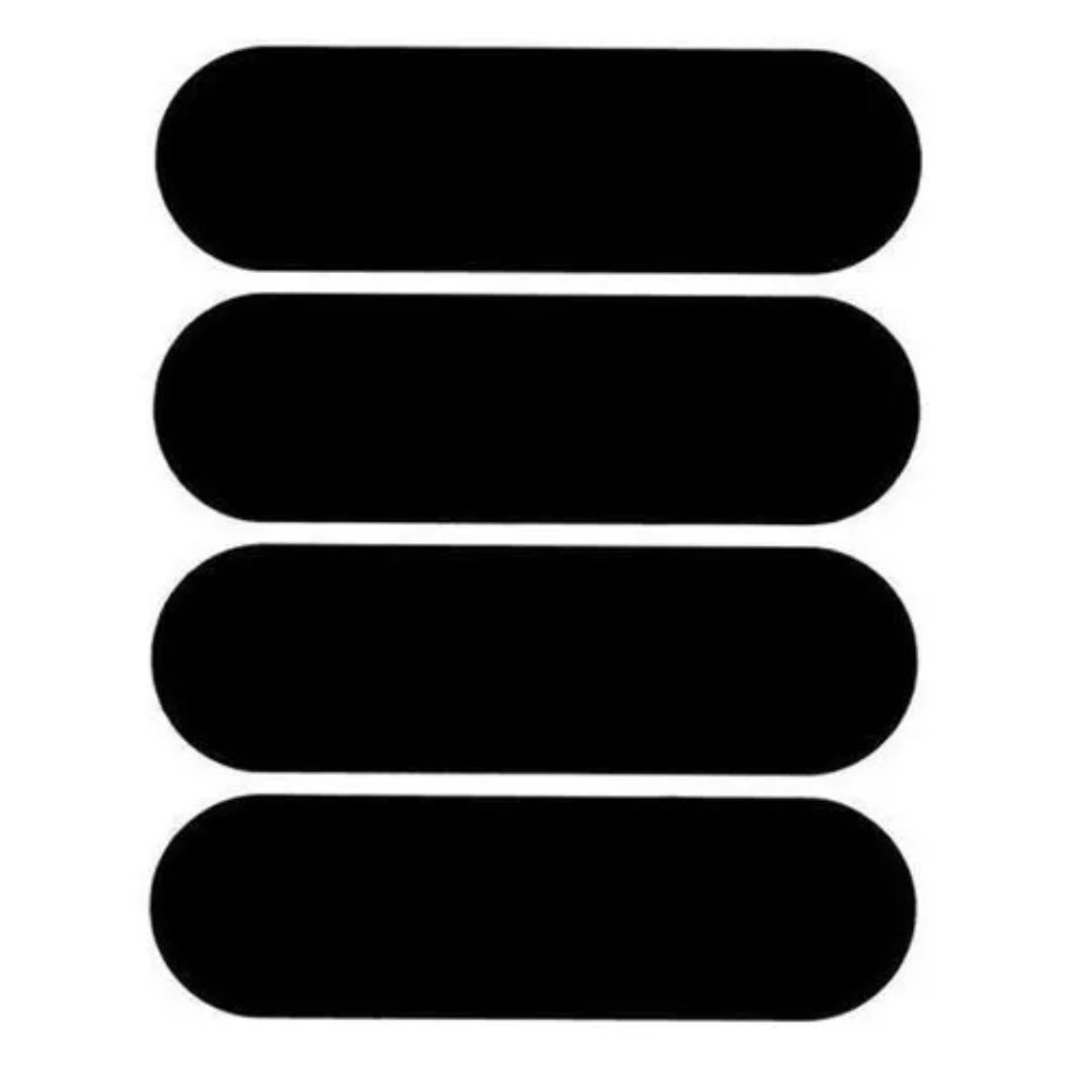 Adesivo Refletivo para Capacete Kit 4 Unidades 1264 Preto