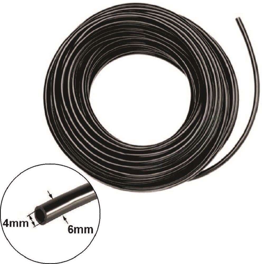 Mangueira Microtubo Irrigação 6mm x 4mm - 50 Metros