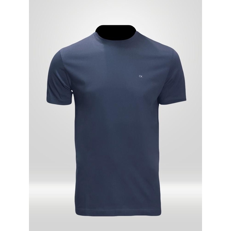 Camiseta Calvin Klein Azul Marinho 100% Algodão