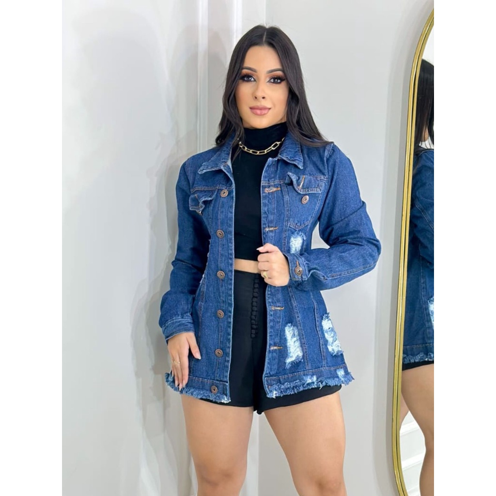 Jaquetas jeans 2024 femininas 2019