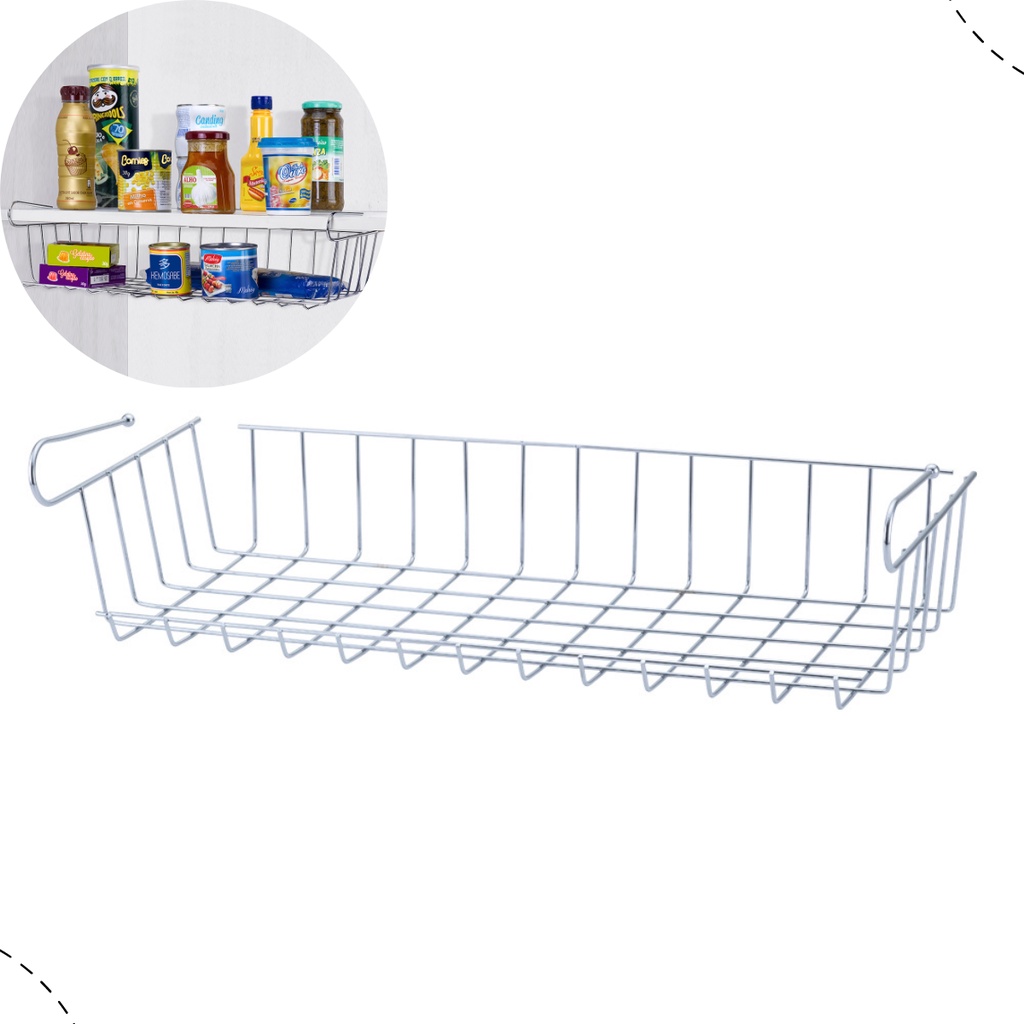 Cesto Gaveta Organizador de Armário Cozinha Escrivaninha Fios e Cabos