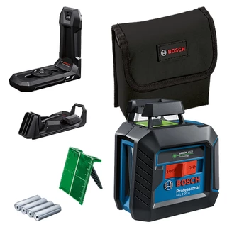 Nível Laser Verde GLL 2-20 G Bosch 10 Metros Linha 360° e Linha Vertical IP64