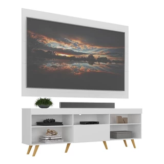 Rack Retrô com Painel TV 75" Web Multimóveis V1046