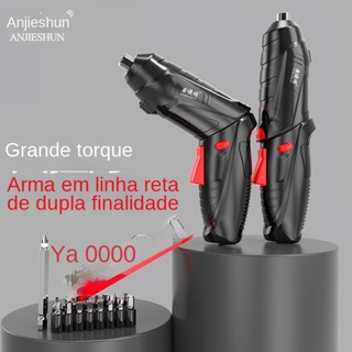 Furadeira Elétrica Parafusadeira Sem Fio 3.6V com Kit Maleta com Ferramentas de iluminação LED