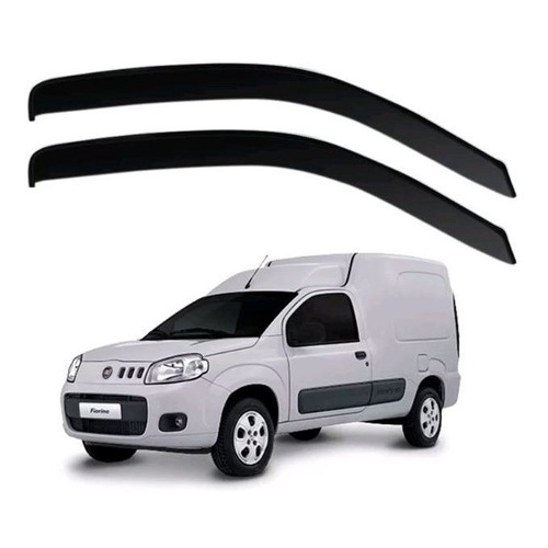 Defletor Calha de Chuva Fiorino 2014 a 2023 2 Portas Ecoflex