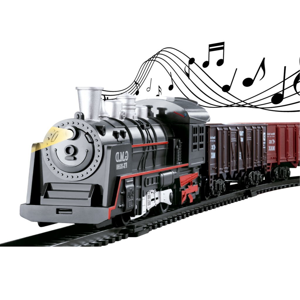 Trem Brinquedo Locomotiva Trenzinho Infantil Com 19 Peças - Escorrega o  Preço