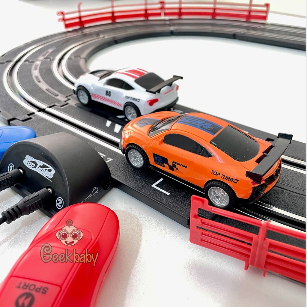 Auto Pista Turbo Run Circuito Oval - Dm Toys