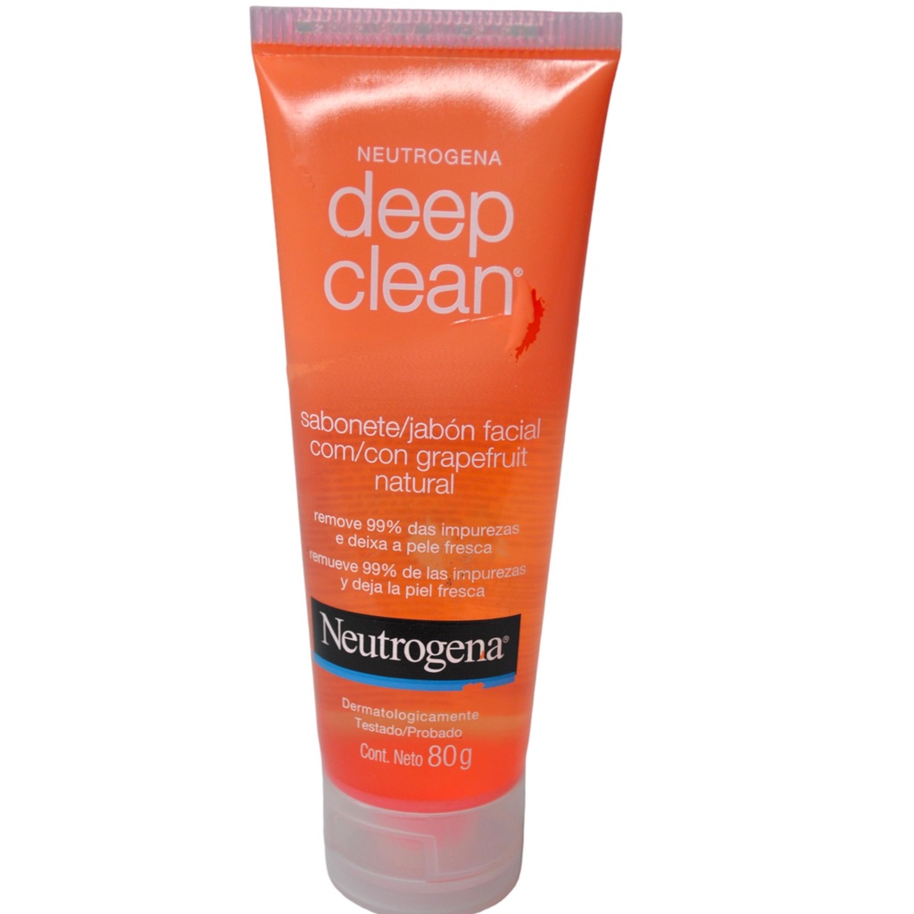 Gel de Limpeza para o Rosto Deep Clean Grapefruit Neutrogena 80g ...