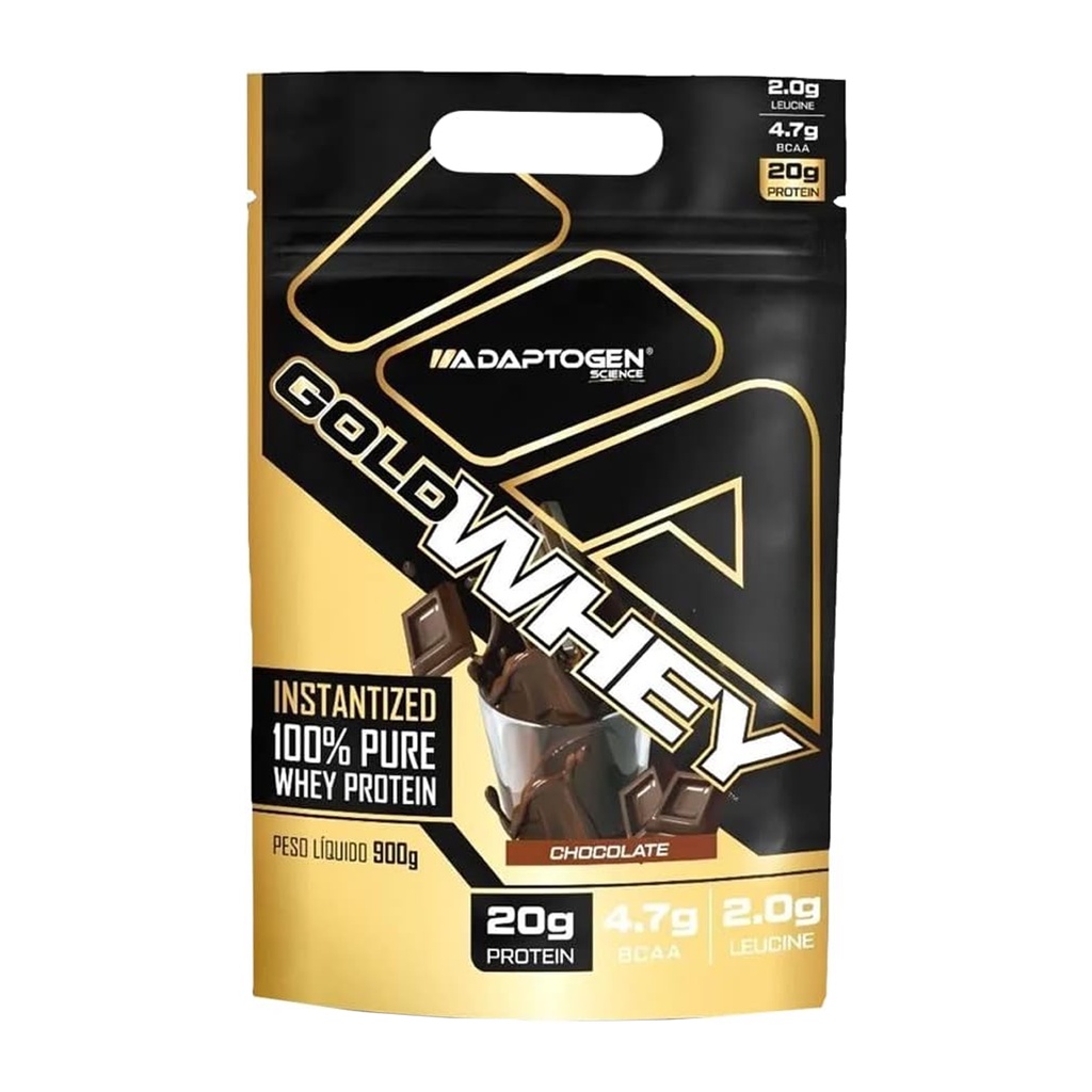 Gold Whey Chocolate Sache 900g Adaptogen Science