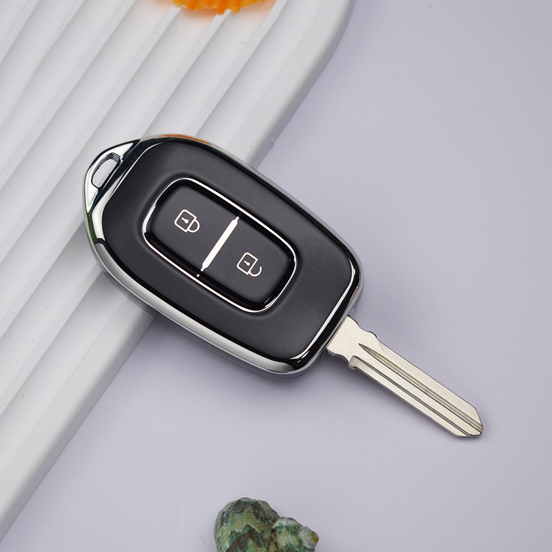Estojo Chave TPU Para Carro Com Remota Renault Kwid Trafic Symbol Dacia ...