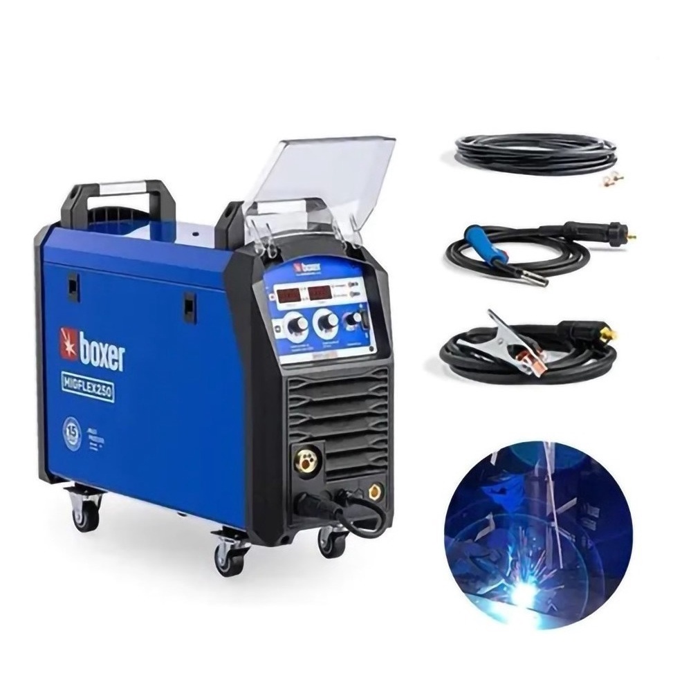 Maquina Solda Inversora Eletrodo Mig Tig Migflex 250 Boxer | Shopee Brasil