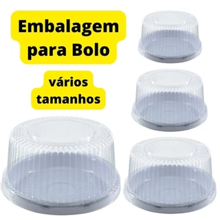 Embalagem para bolo com 3, 6 ou 12 Unidades Diversos tamanhos