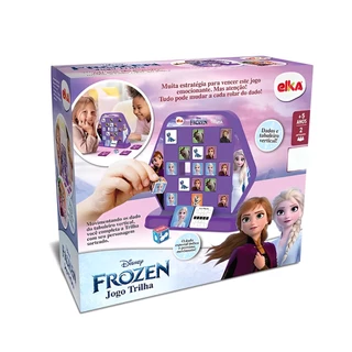 Jogo De Tabuleiro Vertical Educativo Infantil Trilha Fronzen 1232 Elka