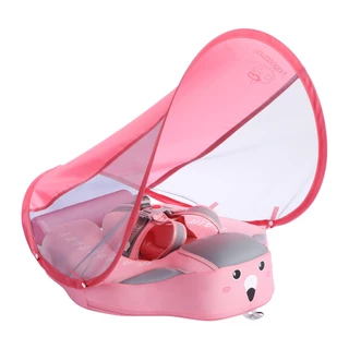 Flutuador De Bebê Não Insuflável Com Cauda Canopy Infantil Deitado Anel De Natação Treinador Para 3-24 Meses Baby [27] [Nova Chegada]