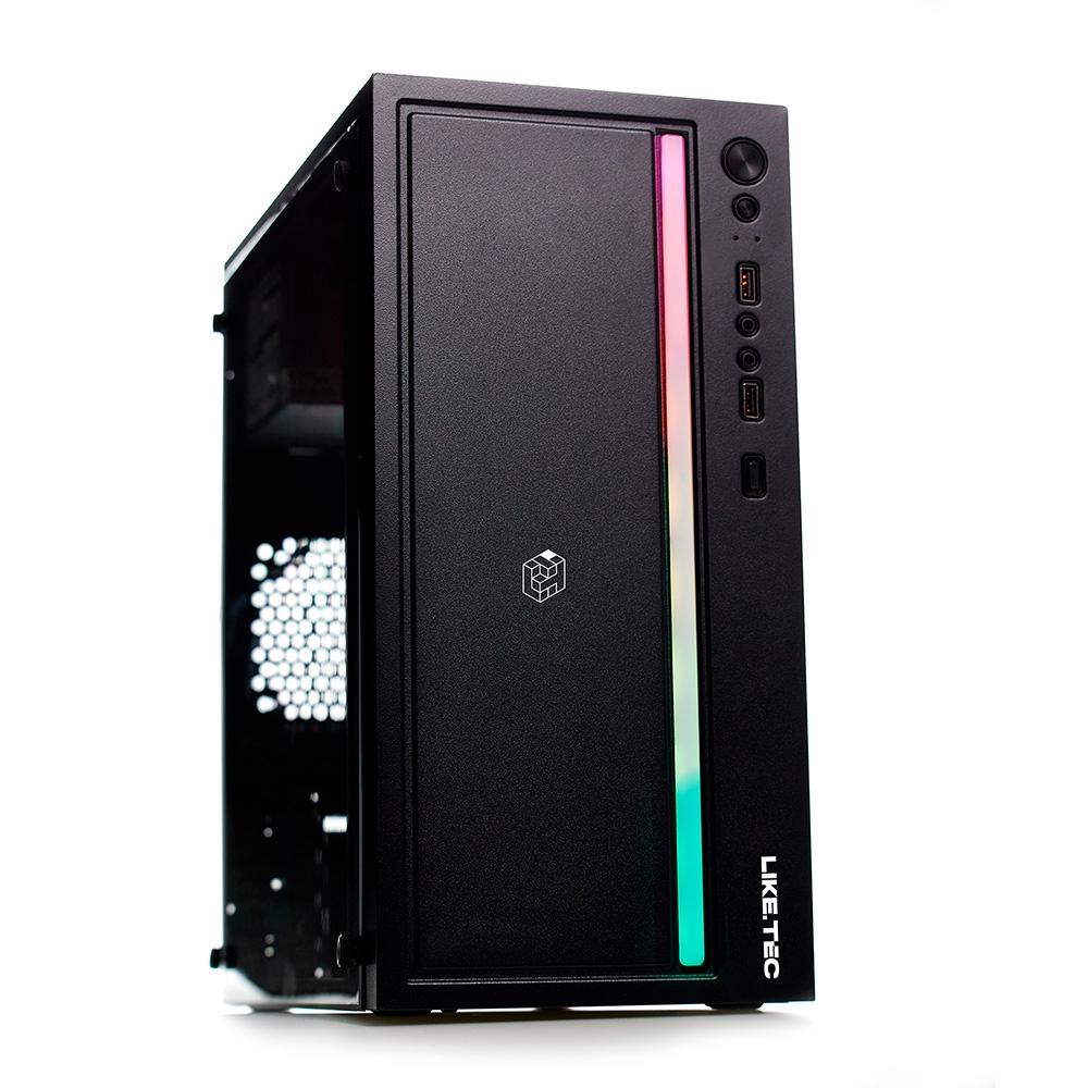 Gabinete Gamer Liketec Craft RGB Lateral Acrilico mATX Sem Fonte