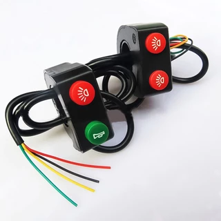 Motocicleta ATV guidão buzina farol combinação interruptor botão interruptores motor interruptores de mudança de sinal de mudança de direção acessórios