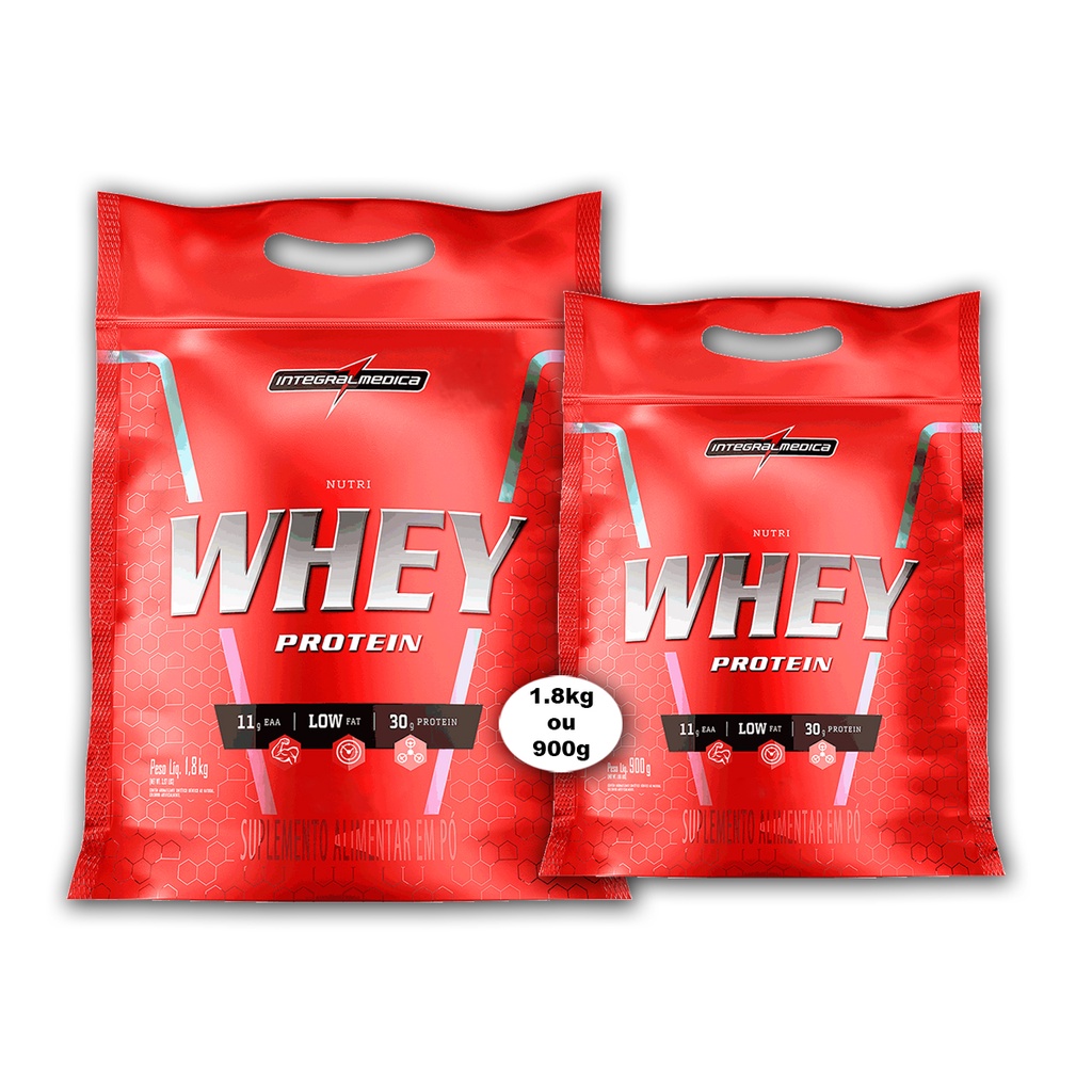 Nutri Whey Protein Concentrado e Hipercalórico Refil – Integralmedica