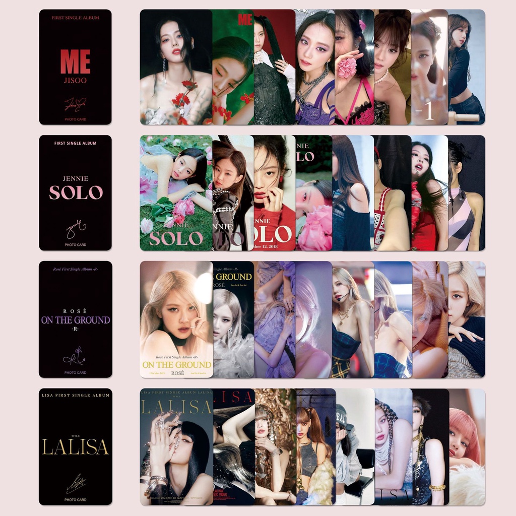 Cartes K-Pop Blackpink - 55 Cartes Lomo Qualité Premium - 88x57 Mm - Collection, Décoration, Cadeau Fan - Album « Jump » Et Autres