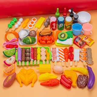 TOYANDONA 37 Pçs Conjunto De Churrasco De Sushi Japonês Para Crianças Grill  Playset Brinquedos Para Crianças Sushi Jogo De Simulação De Comida De  Cozinha Simulação De Comida De Brinquedo De