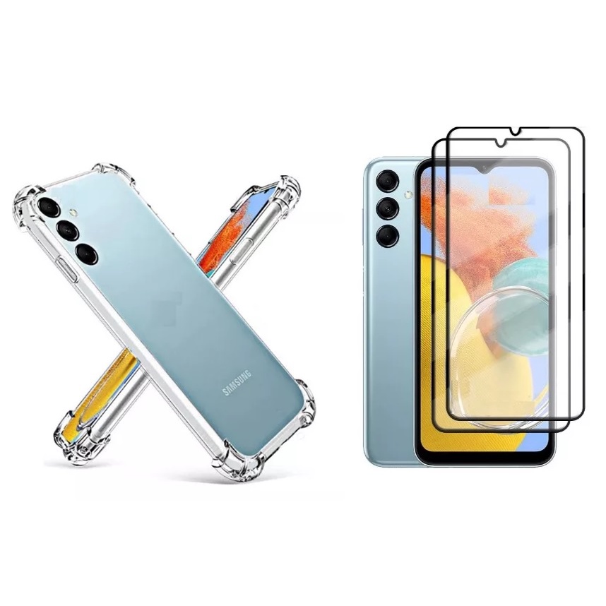 Capa Capinha Case + 2x Película 3D Para Samsung Galaxy A24 6.5