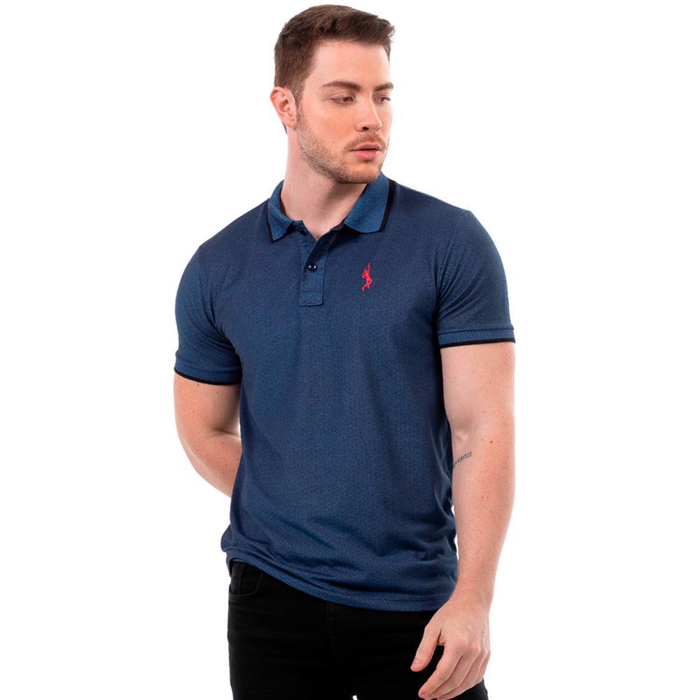 Camisa Polo Masculina Básica Piquet Algodão Confortável