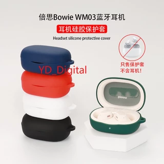 Bowie Baseus WM03 WM05 WM02 WX5 Capa De Silicone À Prova De Choque Protetora Para Fone De Ouvido Bluetooth Com Gancho