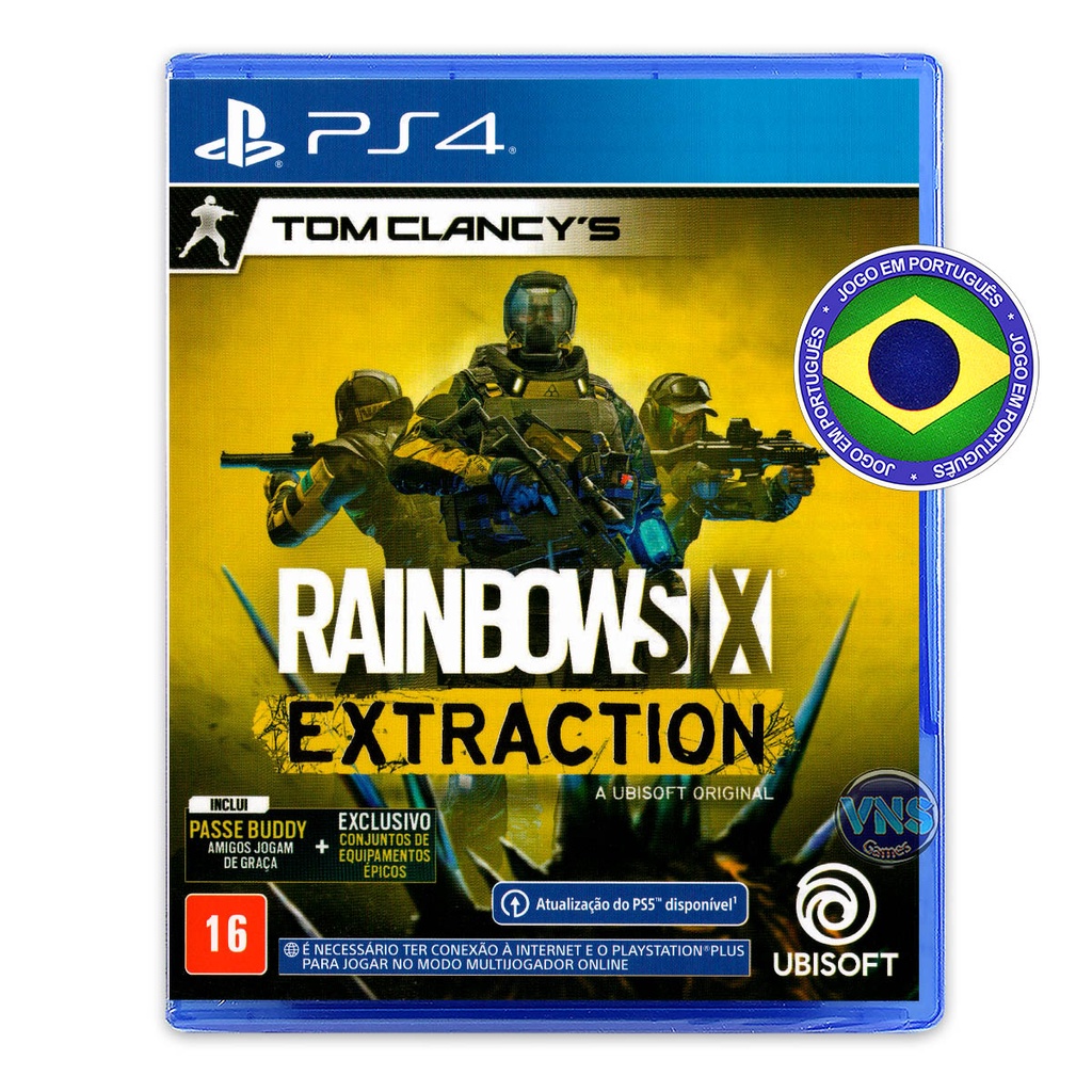 Tom Clancy's Rainbow Six Extraction - PS4 - Mídia Física Lacrado