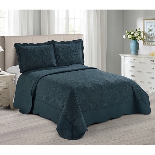 Kit Cobre Leito Colcha Queen Matelasse Camesa Antique 240x260cm