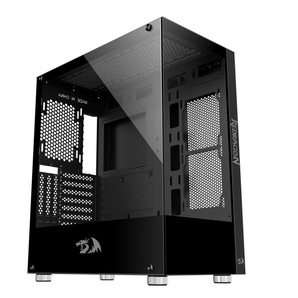 Gabinete Gamer Redragon Reflect Mid Tower, Lateral e Frontal Vidro Temperado CA-601