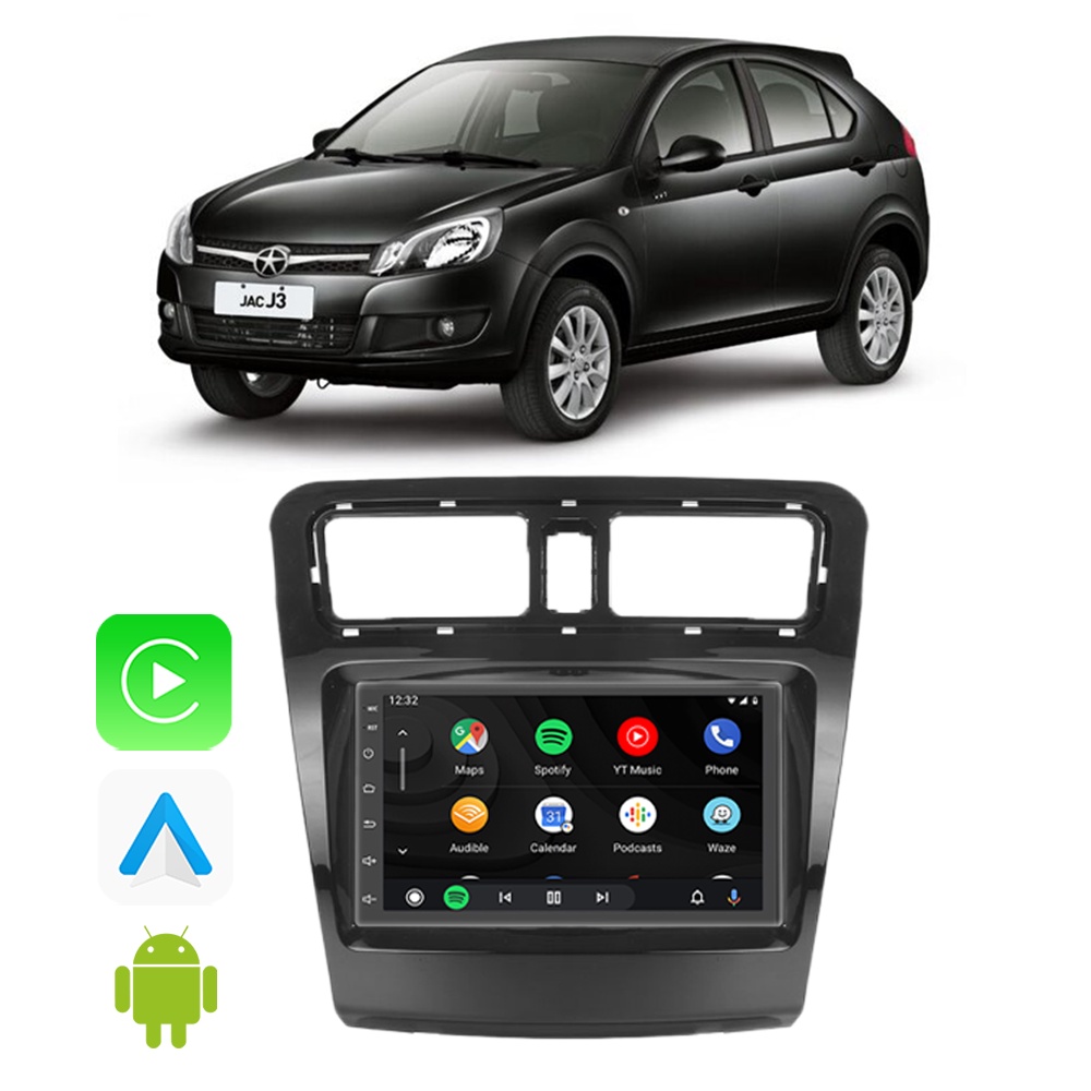 Kit Central Multimidia Carplay Android Auto J3 2013 2014 2015 2016 2017 ...
