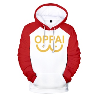 Anime One Punch man Hoodie, Oppai Saitama Hoodie, Cosplay Clothing, Harajuku Wool Jacket e Jaqueta, Novo