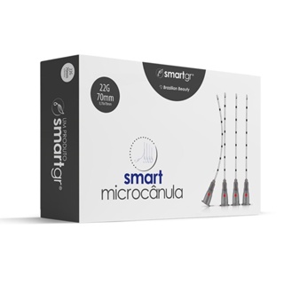 Smart Microcanula 22G/70mm - Smart GR - Caixa com 10 unidade