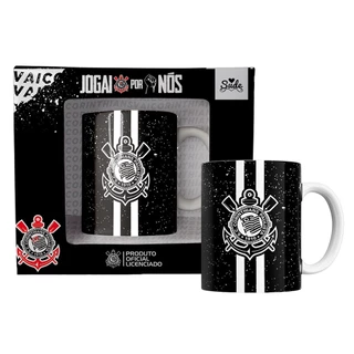 Caneca Corinthians De Presente Produto Oficial Licenciado