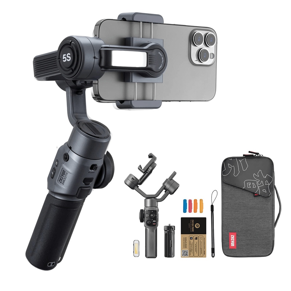 ZHIYUN Smooth 5 Handheld 3-Axis Smartphone Gimbal Stabilizer Dolly Zoom Smart Tracking Timelapse kopen vanaf een prijs van 177