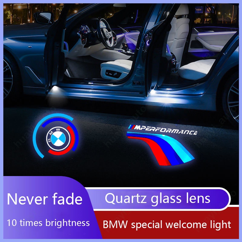 2pcs BMW LED Porta Do Carro Luz De Boas-Vindas Fantasma Logotipo Projetor Laser Nocturna Para 1 2 3 4 5 6 7 Série X1 X2 X3 X4 X5 X6 X7 Acessórios