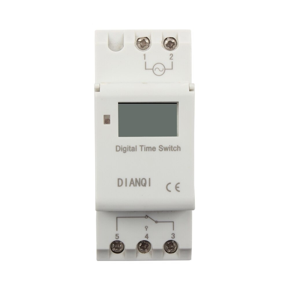 Timer Temporizador Digital Trilho Din 110v 16a Bateria | Shopee Brasil