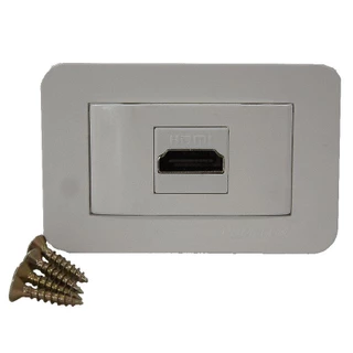 Tomada para Móveis HDMI Lumitek Branco